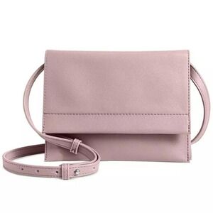 Giani Bernini Nappa Flap Crossbody – Blush Pink